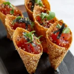 Spicy Tuna Sesame Miso Cones