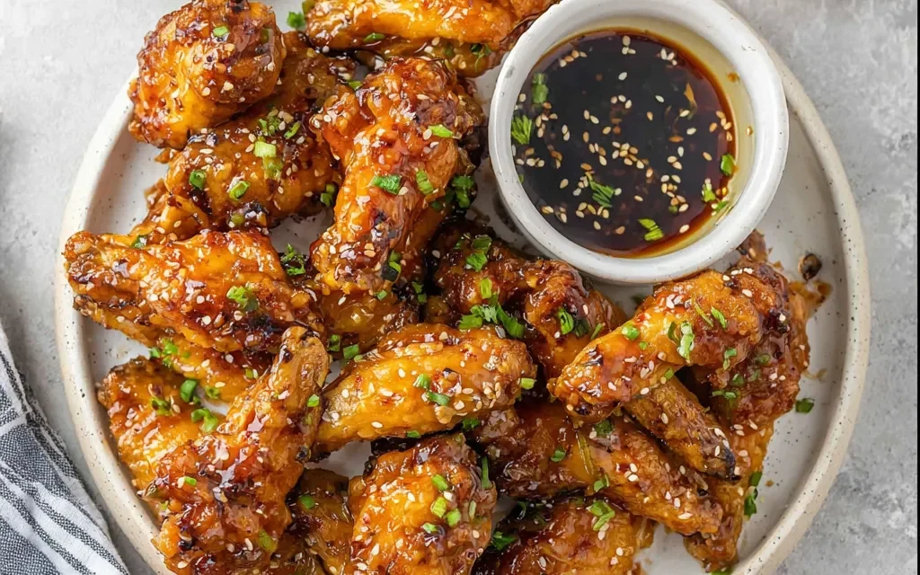 Sticky Honey Mustard Chicken Wings: A Delectable Family-Style Feast