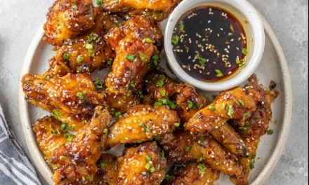 Sticky Honey Mustard Chicken Wings: A Delectable Family-Style Feast
