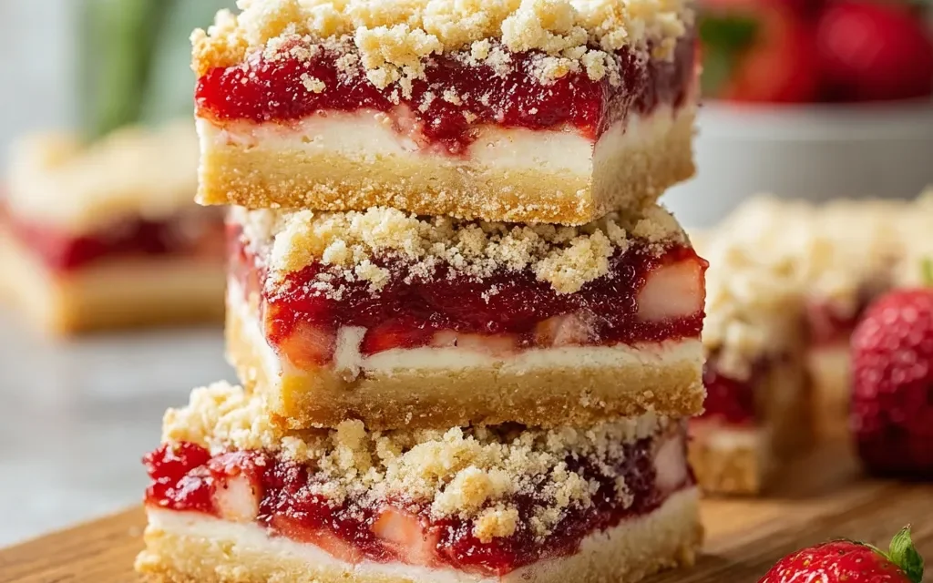 Strawberry Shortcake Crumble Bars – Mouthwatering and Family-Friendly