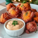 Sweet Potato Hushpuppies with Cinnamon Butter Dip