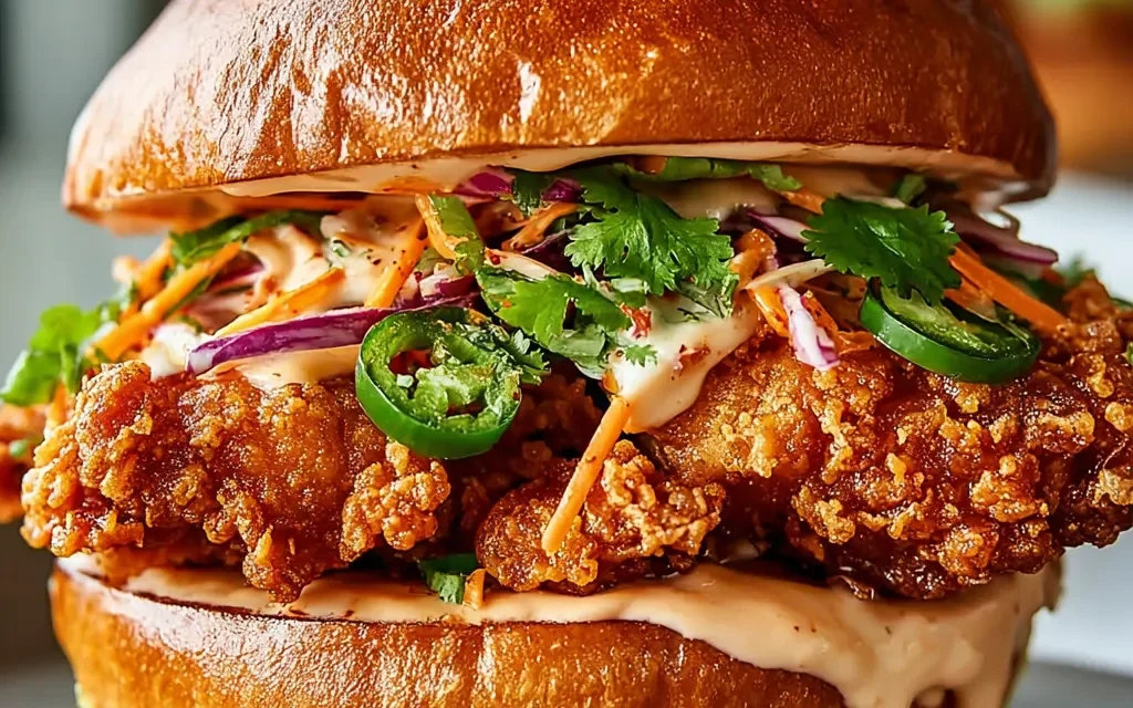Thai Fried Chicken Sandwich: A Restaurant-Quality Delight