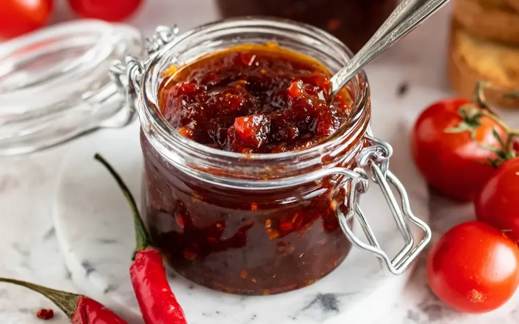 Tomato Chilli Jam – A Quick and Flavorful Condiment