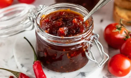 Tomato Chilli Jam – A Quick and Flavorful Condiment