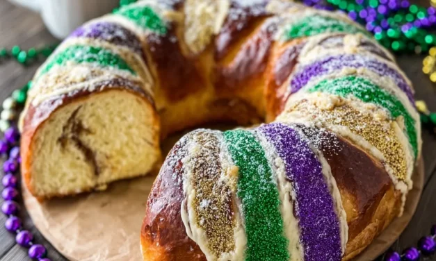 Traditional King Cake (Brioche Style): A Delightful Mardi Gras Treat