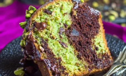 Decadent Triple Chocolate Pistachio Bread