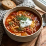 Unstuffed Cabbage Roll Soup