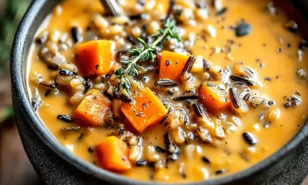 Vegan Pumpkin Wild Rice Soup – A Comforting Delight