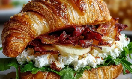 Apple & Goat Cheese Croissant Sandwich: A Perfect Breakfast or Brunch Delight