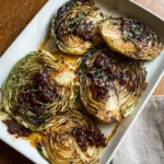 Charred Cabbage Steaks with Bacon Jam