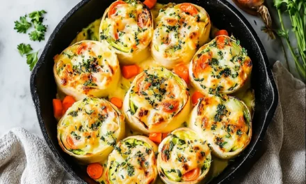 Cheesy Baked Vegetable Rolls – A Delightful Veggie Delight