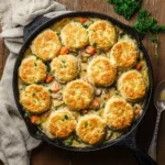 Chicken Pot Pie with Biscuit Topping