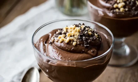 Chocolate Avocado Peanut Mousse – A Delightful No-Bake Dessert