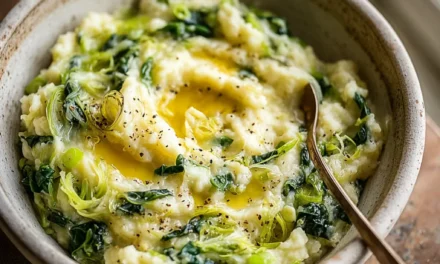 Colcannon with Leek Butter: A Comforting Irish Classic