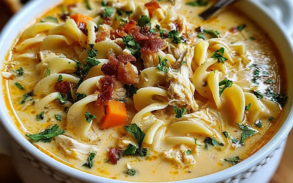 Crack Chicken Noodle Soup – A Comforting and Divine Recipe