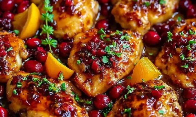 Cranberry Orange Chicken – A Mouthwatering Classic