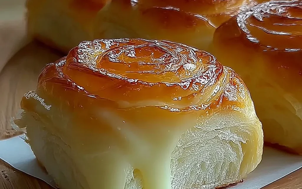 Custard-Filled Sweet Bread – Effortless and Delicious