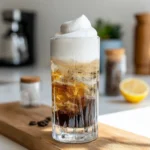 Espresso Tonic with Yuzu Foam