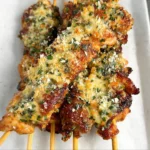 Garlic Parmesan Chicken Skewers