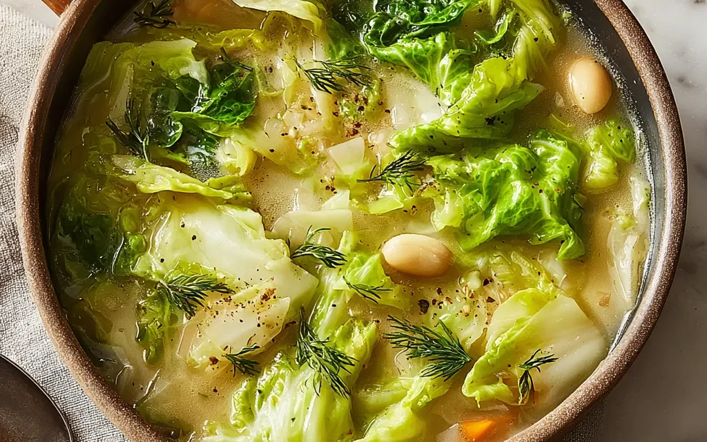 Garlicky Cabbage Soup – A Delicious 5-Minute Wonder