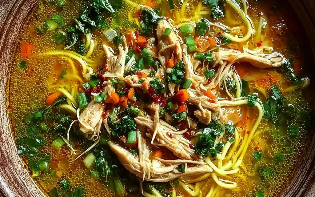 Ginger Garlic Chicken Noodle Soup: A Cozy, Comforting Classic
