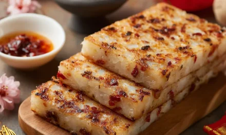 Gold Bar Daikon Radish Cake (Lo Bak Go): A Delightful Family-Style Dish
