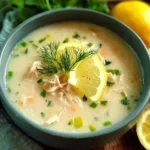 Greek Lemon Chicken Soup (Avgolemono)
