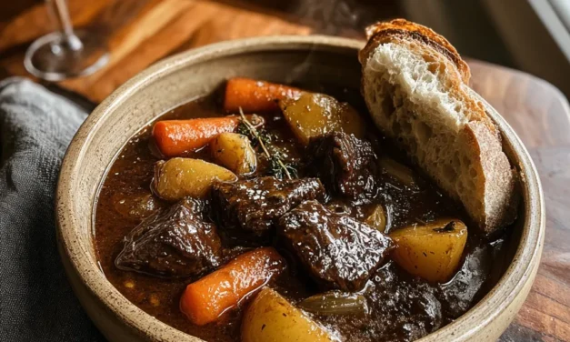 Guinness & Tallow Beef Stew – A Comforting Classic