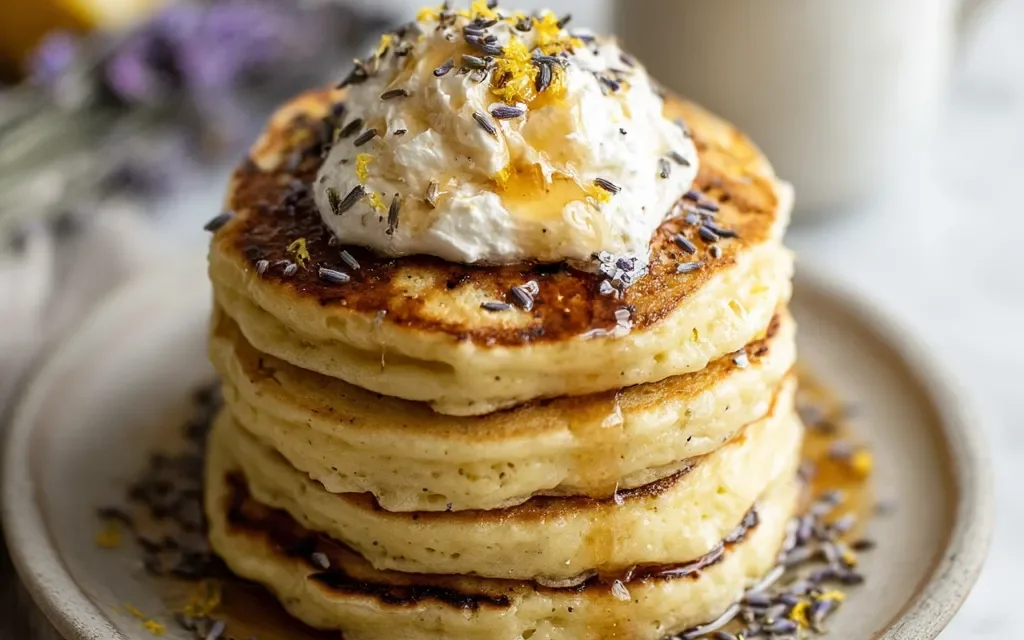 Lavender Lemon Ricotta Pancakes – A Dreamy Weekend Breakfast
