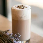 Lavender Oat Milk Draft Latte