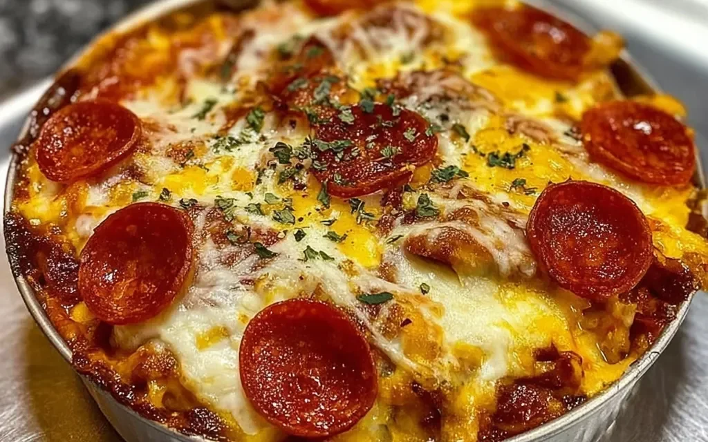 Low Carb Crustless Pizza Bowl – A Mouthwatering Masterpiece