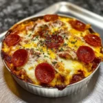 Low Carb Crustless Pizza Bowl