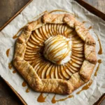 Miso Caramel Apple Galette