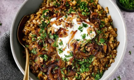 Mujadara: Comforting Lebanese Lentils and Rice in 30 Minutes