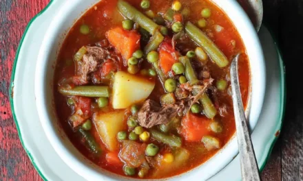 Old-Fashioned Vegetable Beef Soup: A Comforting Classic