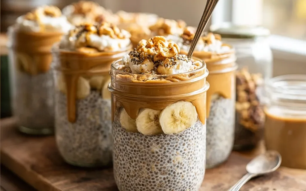 Peanut Butter Chia Overnight Oats: A Mouthwatering 5-Minute Breakfast