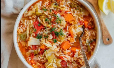 Rice And Cabbage In Sauce (Lahanorizo): A Classic Greek Family-Style Dish
