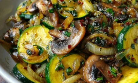 Sauteed Zucchini Mushrooms and Onions – A Divine 15-Minute Side Dish
