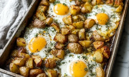 Sheet Pan Tallow Potatoes & Eggs: A Comforting 30-Minute Meal