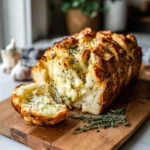 Sourdough Discard Pull-Apart Garlic Bread