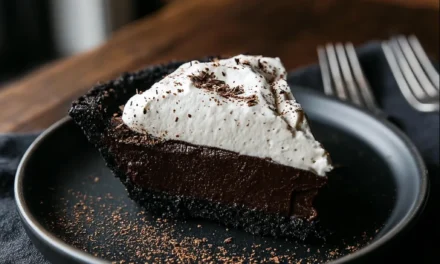 Spicy Mexican Chocolate Silk Pie: A Comforting Dessert Delight