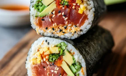 Spicy Tuna Sushi Burrito – A Delicious and Quick Meal