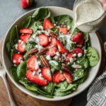 Strawberry Spinach Salad with Poppyseed Dressing