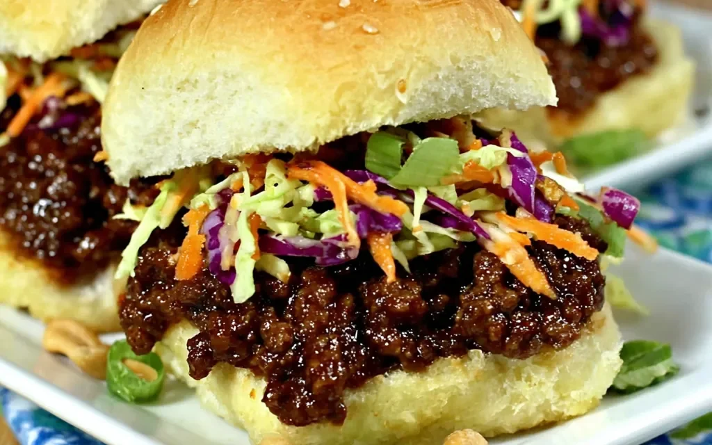 Thai Sloppy Joe Sliders: The Unforgettable Flavor Sensation