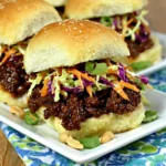 Thai Sloppy Joe Sliders