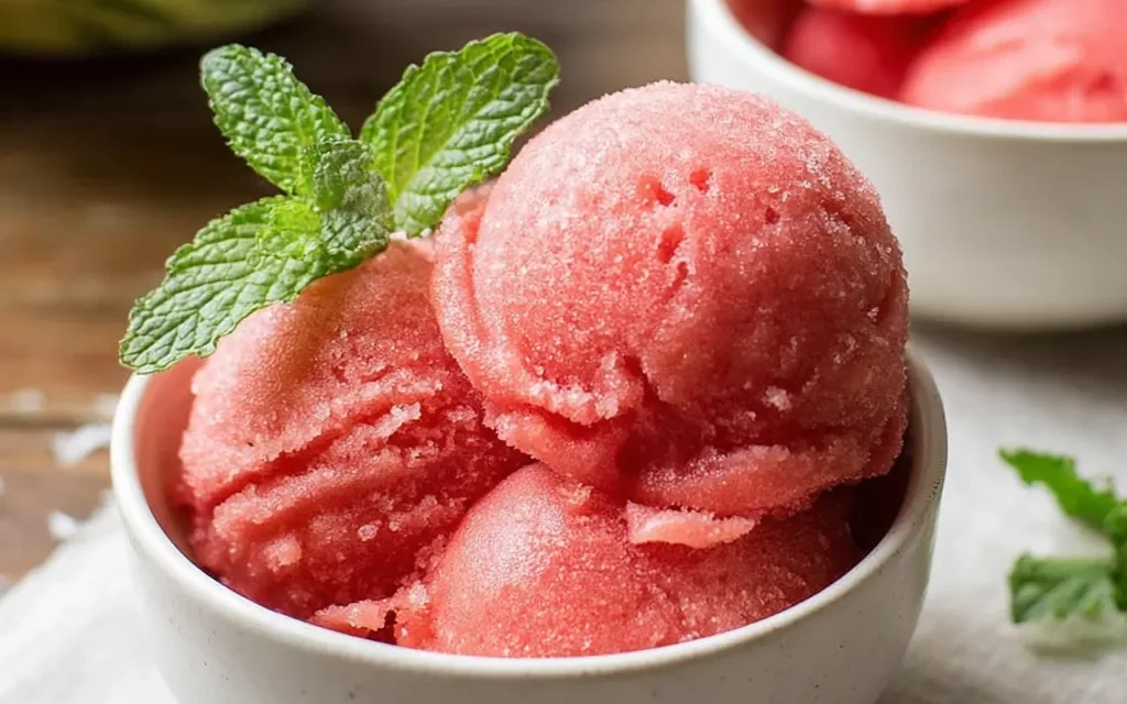 2-Ingredient Watermelon Sorbet