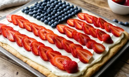 American Flag Fruit Pizza