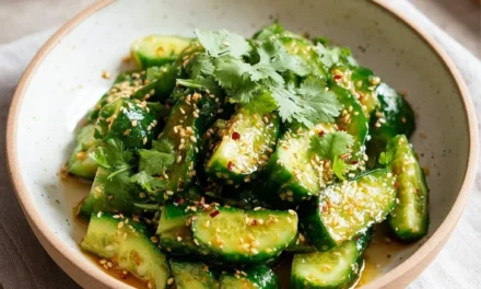 Asian-Style Smashed Cucumber Salad