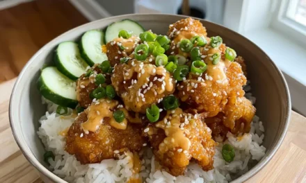 Delicious Bang Bang Chicken Bowl