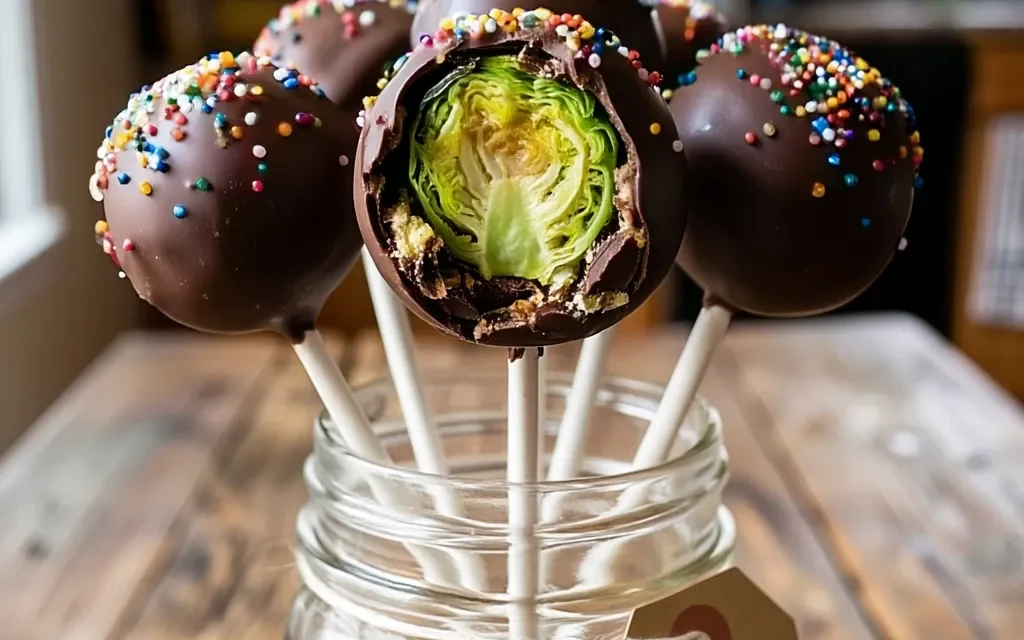 Brussels Sprouts Cake Pops